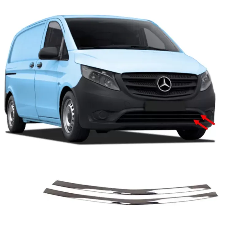 Sale OMAC Moulure basse pare-choc Inox MB Vito W447