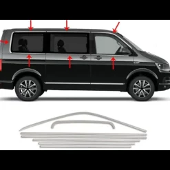 Outlet OMAC Moulure de vitre inox VW T6