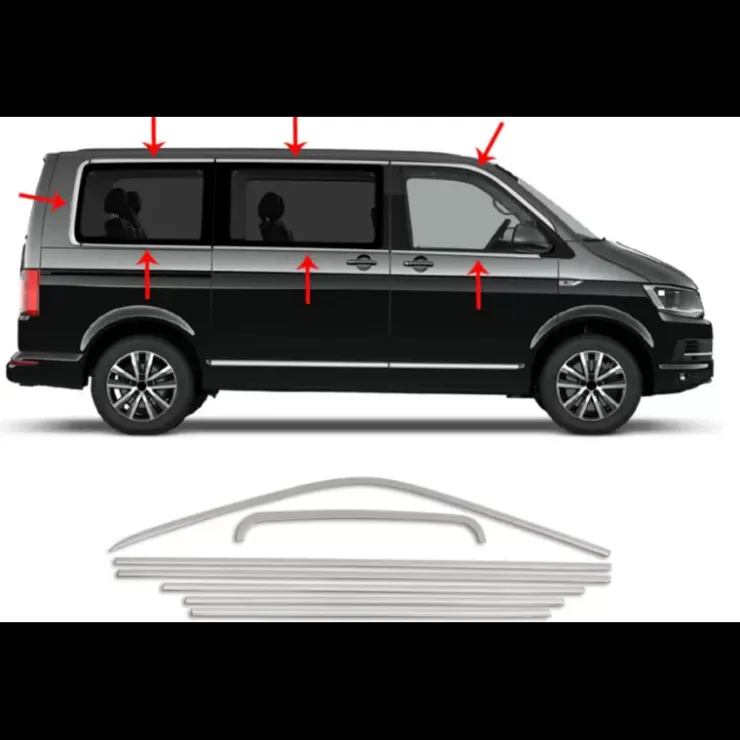 Sale OMAC Moulure de vitre inox VW T5