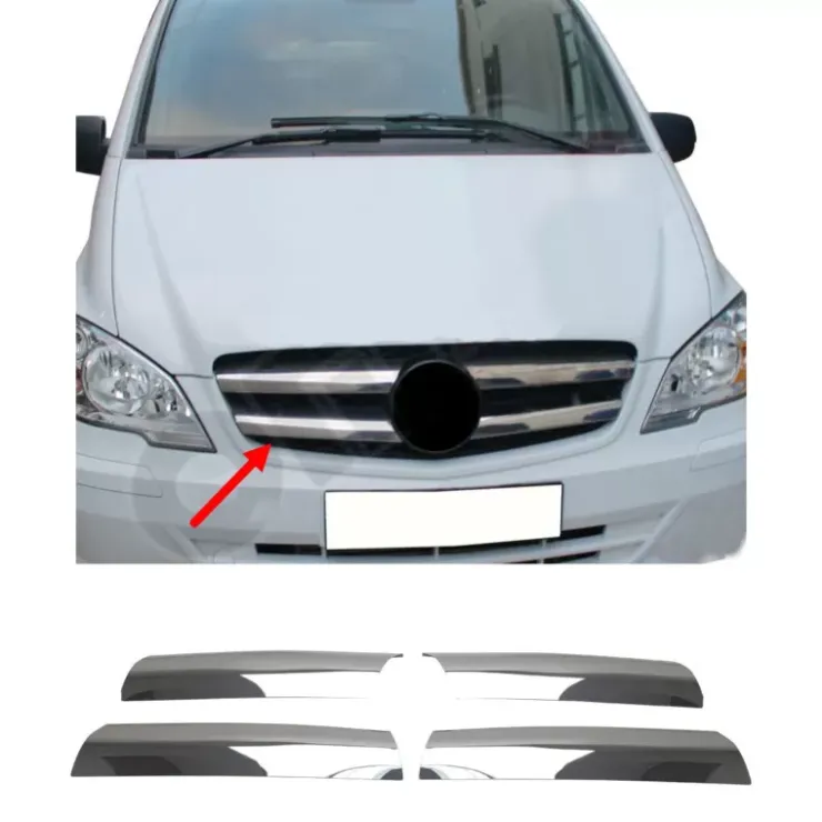 Best OMAC Moulure grille de calandre Inox MB Vito W639 phase 2