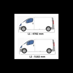 Discount OMAC Rails de toit gris Renault Trafic 2