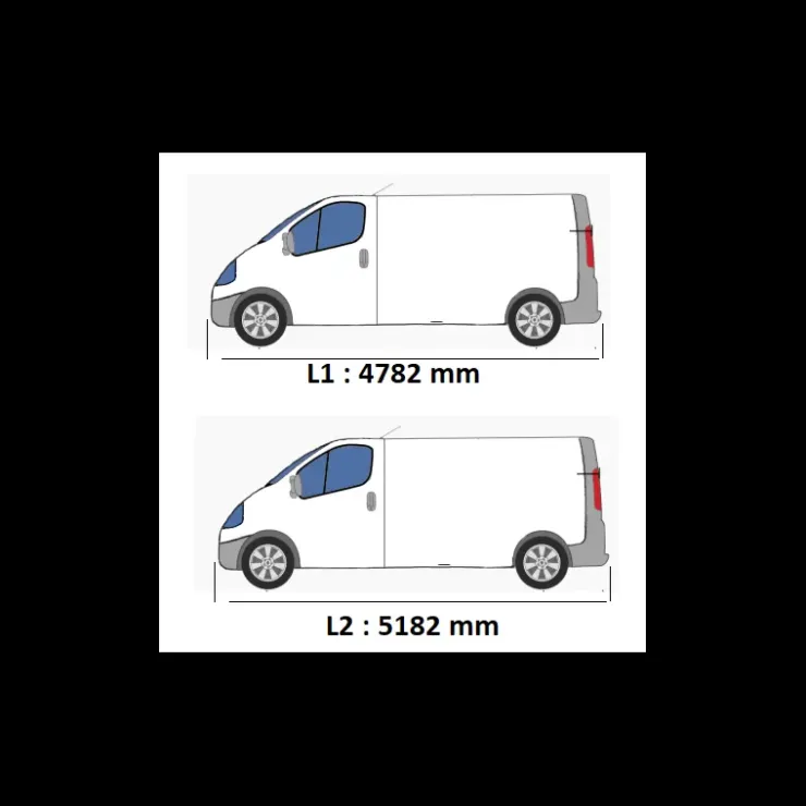 Discount OMAC Rails de toit gris Renault Trafic 2