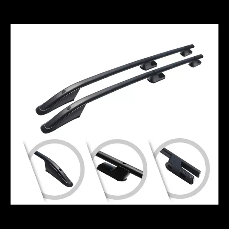 Clearance OMAC Rails de toit noir Ford Custom 1