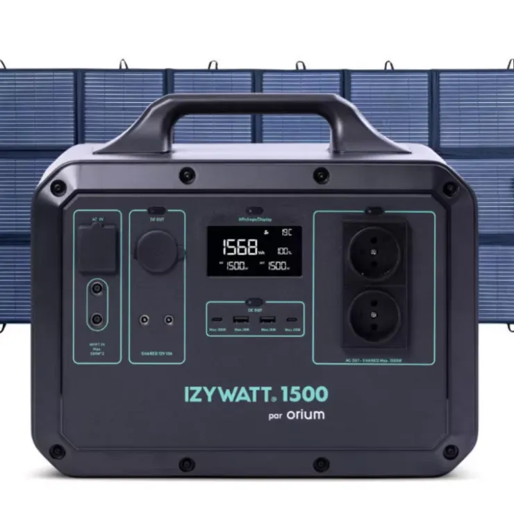 Best Orium Pack IZYWATT 1500 + Panneau solaire pliant 400W