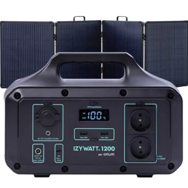 Best Orium Pack IZYWATT 1200 + Panneau solaire pliant 200W