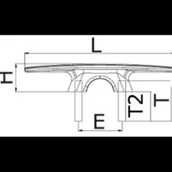 Osculati Aero taquet aluminium