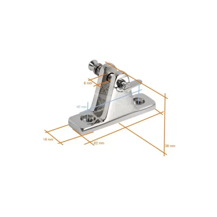 Best Osculati Base à chape 90° goupille ø 6 mm