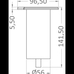 Discount Osculati Base encastrée pour mât carbone ø 38 mm