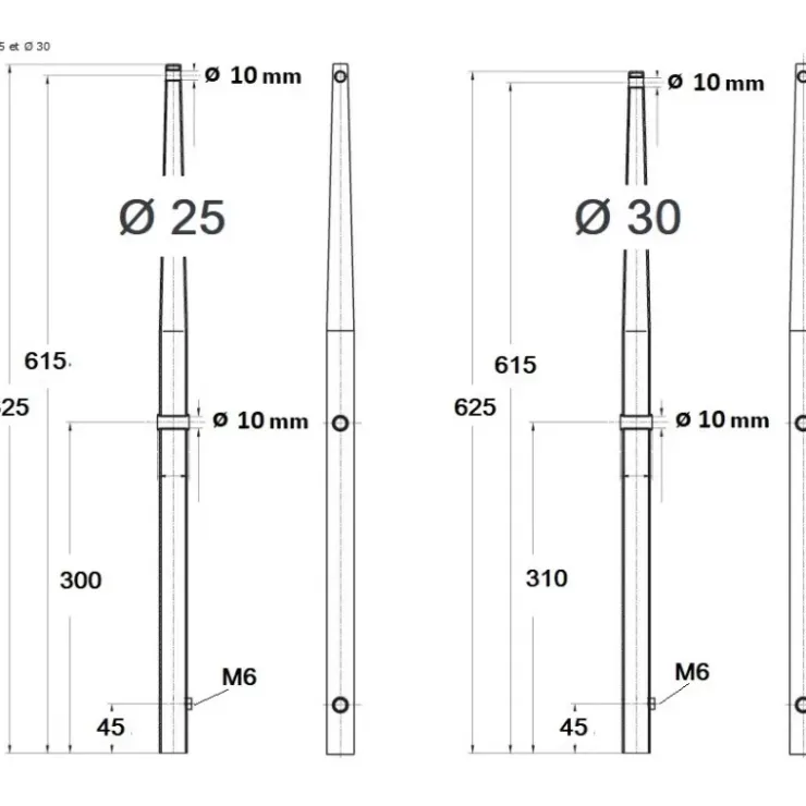 Clearance Osculati Chandelier 625 pour embase mâle