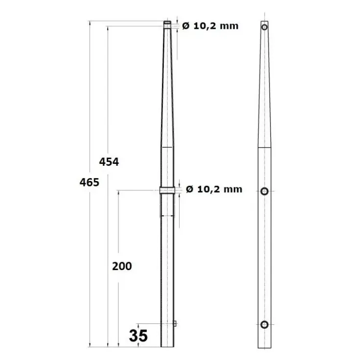 Discount Osculati Chandelier 465 tête sphérique inox