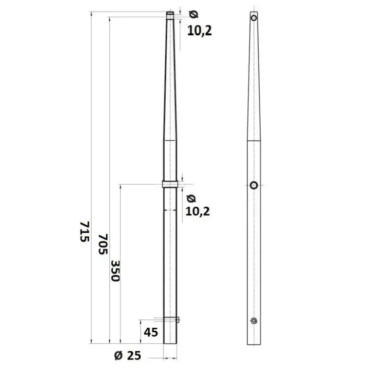 Best Osculati Chandelier inox 710