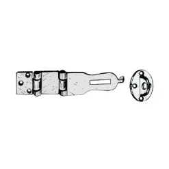 Online Osculati Charnière à cadenas 2 axes laiton 140 x 35 mm