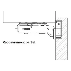 Hot Osculati Charnière amovible inox 110 x 64 mm