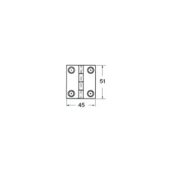 Sale Osculati Charnière inox à tiges filetées 1,7 mm