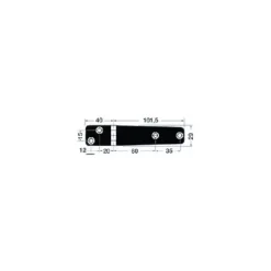 Hot Osculati Charnière inox 141 x 29 x 5 mm
