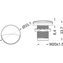 New Osculati Éclairage de courtoisie LED IP68