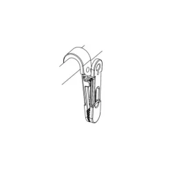 Osculati Clips de fixation multifonction