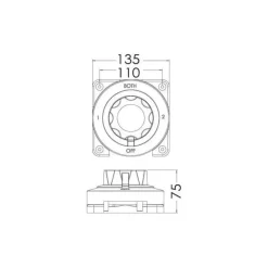 Outlet Osculati Commutateur Selecta
