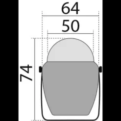 New Osculati Compas Finder ø 50 mm sur étrier