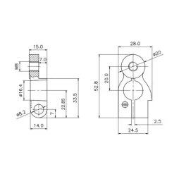 Osculati Cosses batterie laiton nickelé