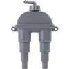 Outlet Osculati Coude anti-syphon à valve