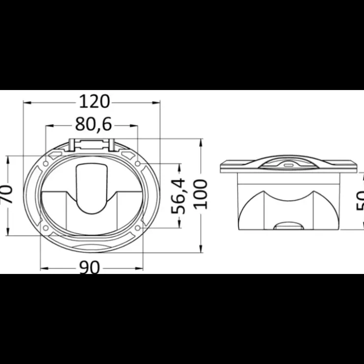 Osculati Douche de pont Nuvola douchette Keji