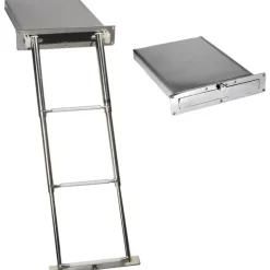 New Osculati Echelle escamotable inox
