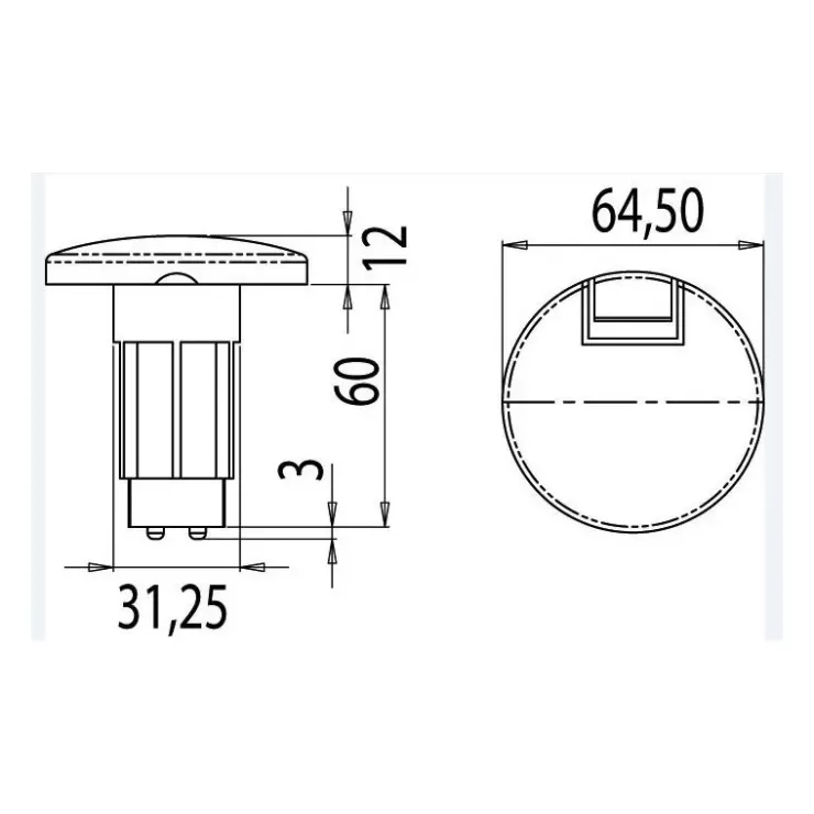 Discount Osculati Embase pour lampe de cockpit