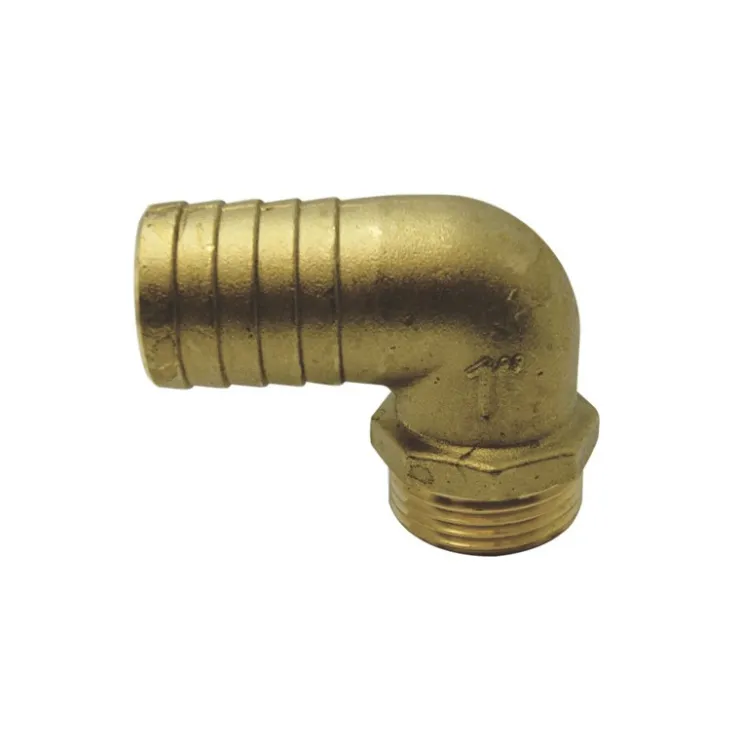 Clearance Osculati Embout cannelé laiton | coudé 90° | fileté mâle