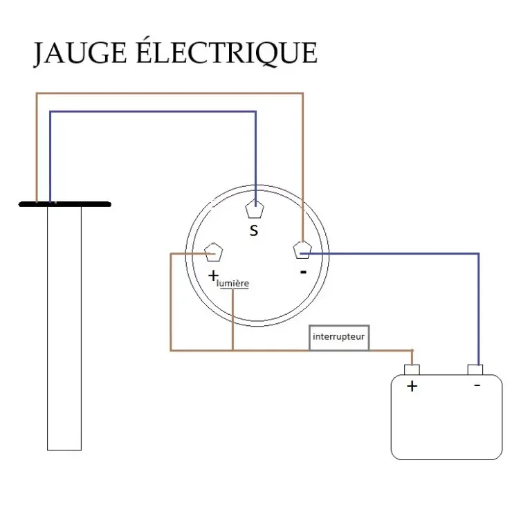 Osculati Emetteur de jauge 240-33 ohm