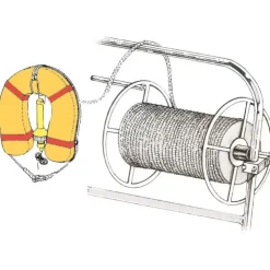 New Osculati Enrouleur de cordage inox