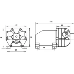 Sale Osculati Europump 11 L/min | 3 soupapes