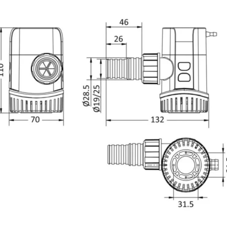 Clearance Osculati Europump G600 | 38 L/min