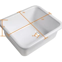 Discount Osculati Evier plexiglas rectangulaire