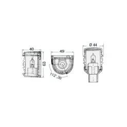 Outlet Osculati Feux de navigation Utility Compact