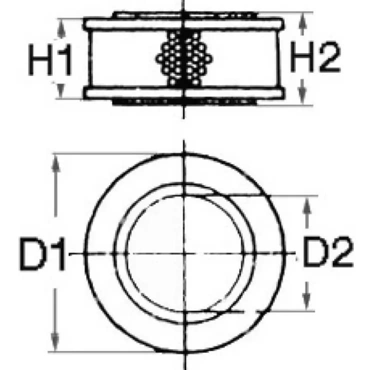 Best Osculati Filtre à air 858488-0 | VOLVO-PENTA