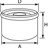 Osculati Filtre à huile 3850559 | VOLVO et MERCRUISER