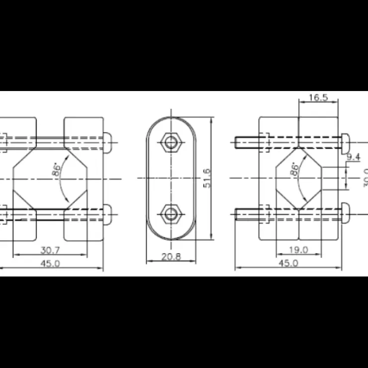 Sale Osculati Fixation sur tube ø 20 à 25 mm