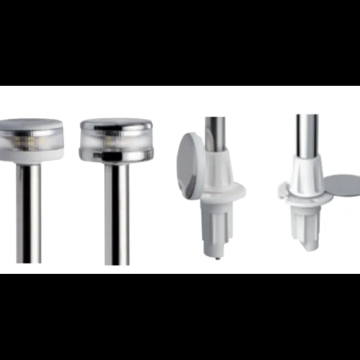 New Osculati Hampe lumineuse avec feu à led 360° Evoled extractible