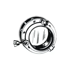 New Osculati Hublot rond nylon 320 mm
