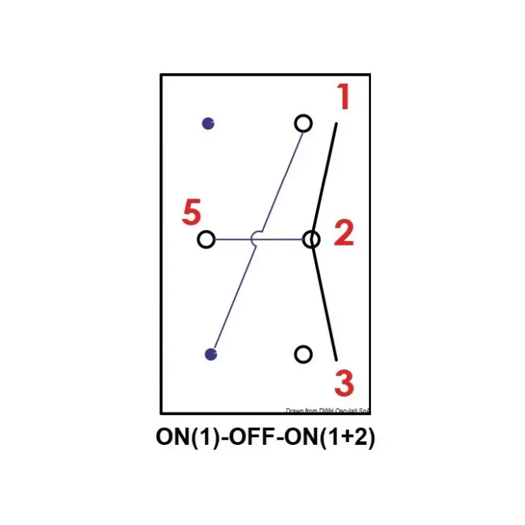Osculati Interrupteur 12 V étanche