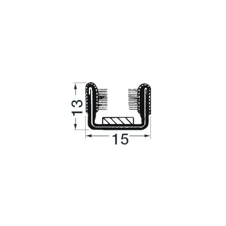 Sale Osculati Joint de vitre coulissante 15 mm - la bobine