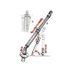 Online Osculati Kit 2 Bossoirs télescopiques
