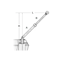 Online Osculati Kit 2 Bossoirs télescopiques