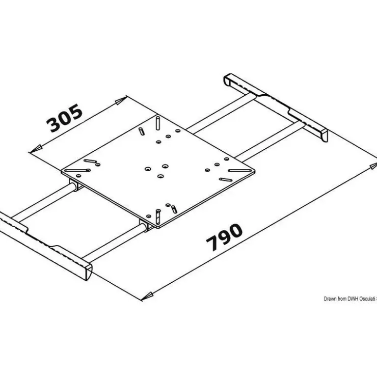 Best Osculati Kit extension pied de table