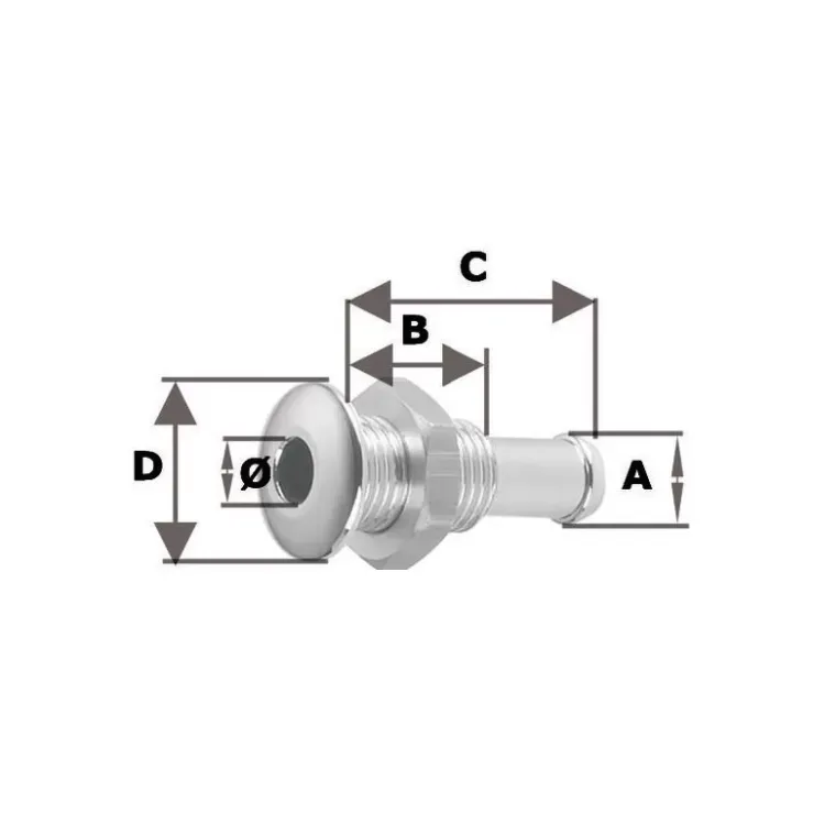 Online Osculati Mini passe-coque inox