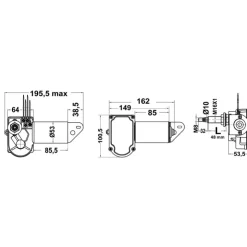 Sale Osculati Moteur essuie-glace 12V - 20W