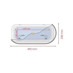 Clearance Osculati Moustiquaire pour hublots