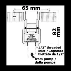 Osculati Nable de lavage raccord rapide