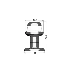Hot Osculati Orions feu LED 360 sur hampe